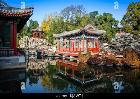 Chinese ancient emperor's garden Stock Photo