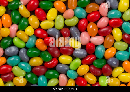 Various Colored Jelly Beans Stock Photo