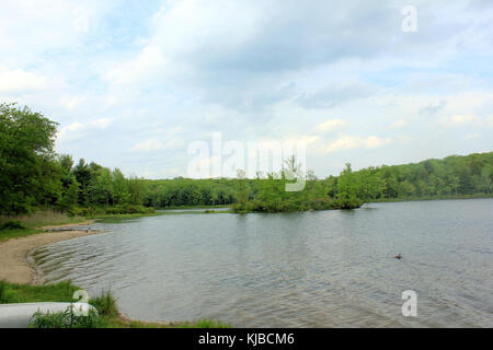 Gfp pennsylvania promised land state park lake Stock Photo