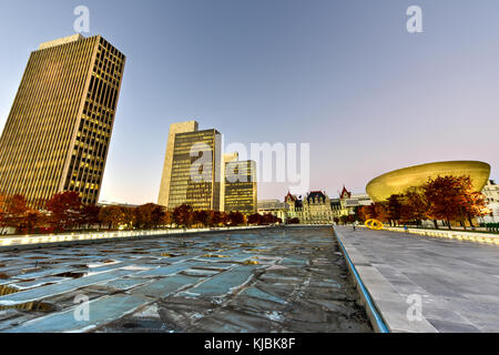 Empire State Plaza in Albany, New York Stock Photo
