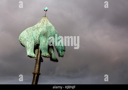 Bonn, Germany, November 17, 2017: Artistic environmental project Unbearable in Bonn at the COP23 climate change conference. Stock Photo