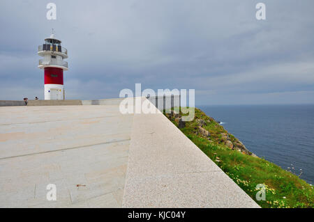 cape ortegal lighthouse located on the coast of death in galicia spain Stock Photo