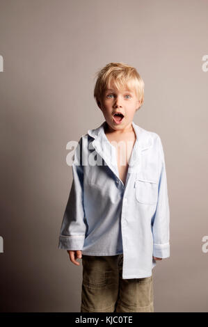 Dishevelled Boy Stock Photo