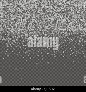 White snow background Stock Vector
