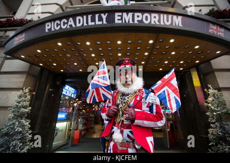 Black Friday sales on Regent Street, Central London, England, UK Stock Photo