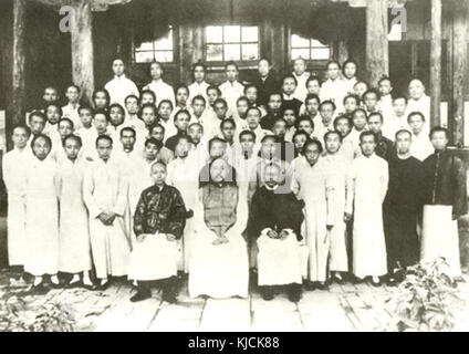 Boxer Rebellion Indemnity Scholarship recipients 1909 Stock Photo - Alamy