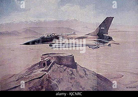 An Islamic Republic of Iran Air Force F-4E Phantom in flight