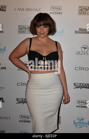 Denise Bidot attends the Sports Illustrated Swimsuit Edition launch
