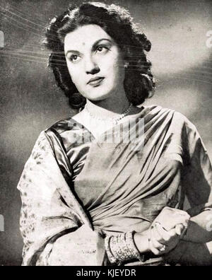 Munawar Sultana Pyar ki Manzil 1950 Stock Photo