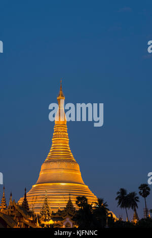 Shwedagon Paya, Yangon, Myanmar Stock Photo