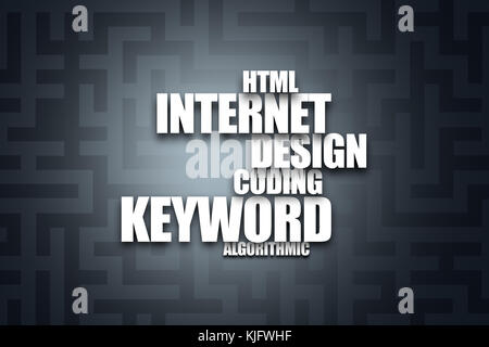 Coding, word cloud concept on white background Stock Photo - Alamy