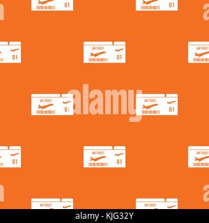 Airline boarding pass pattern seamless Stock Vector