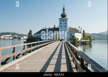 Schloss Ort in Gmunden, Upper Austria, Austria, Europe Stock Photo