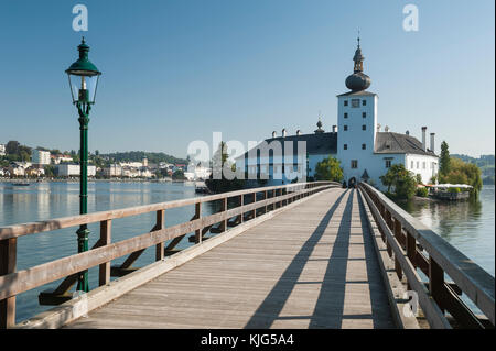 Schloss Ort in Gmunden, Upper Austria, Austria, Europe Stock Photo