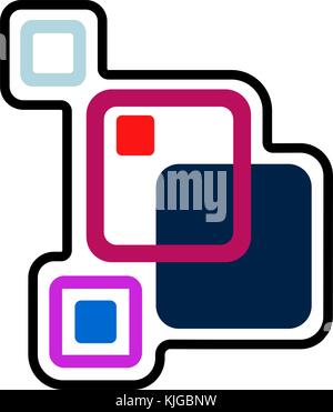 abstract element icon Stock Vector
