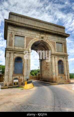 Hartbeespoort Dam Arch in Pretoria, South Africa. Stock Photo