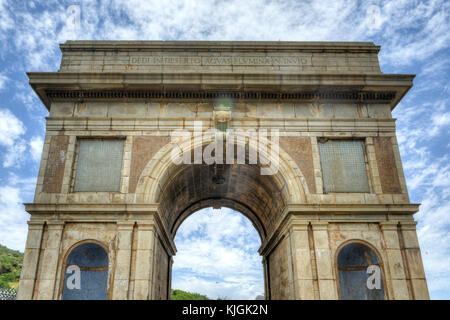 Hartbeespoort Dam Arch in Pretoria, South Africa. Stock Photo