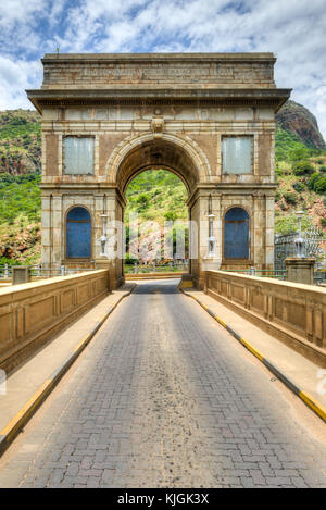 Hartbeespoort Dam Arch in Pretoria, South Africa. Stock Photo