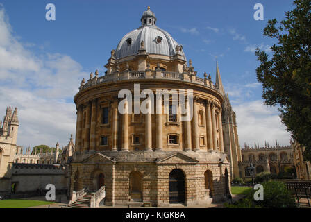 Radcliffe Square seen from Exeter College, Oxford Stock Photo