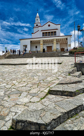 Sanctuary of Monserrate on Cerro de Monserrate, Bogota, Colombia, South America Stock Photo