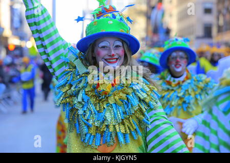 New York, USA. 23rd Nov, 2017. 2017 Macy's Parade - Macy's Thanksgiving Day Parade Stock Photo