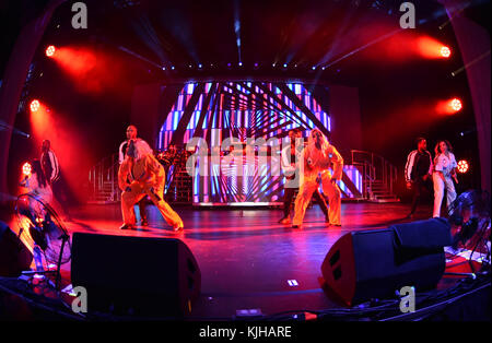 Norfolk, VIRGINIA, USA. 25th Nov, 2017. XSCAPE brings THE GREAT XSCAPE TOUR to the CONSTANT CENTER at OLD DOMINION UNIVERSITY in NORFOLK, VIRGINIA on 24 NOVEMBER 2017. Credit: Jeff Moore/ZUMA Wire/Alamy Live News Stock Photo