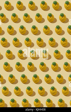 Pineapple pattern background Stock Photo