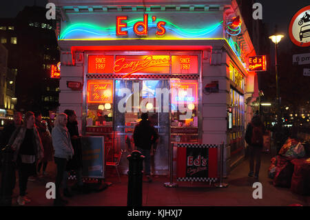 Ed's Easy Diner in Little Italy, Soho, London Stock Photo - Alamy