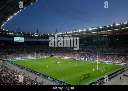 Rugby match at the Stade de France. France. Stock Photo
