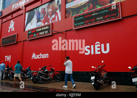 Auchan supermarket.  Ho Chi Minh City. Vietnam. Stock Photo