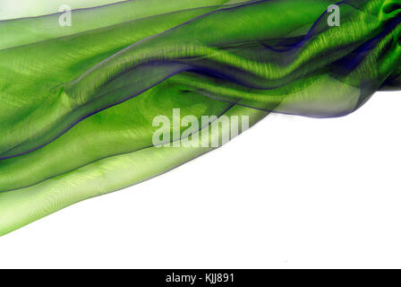organza fabric texture border frame background Stock Photo