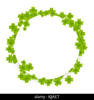 Green clover Saint Patrick ireland Stock Vector