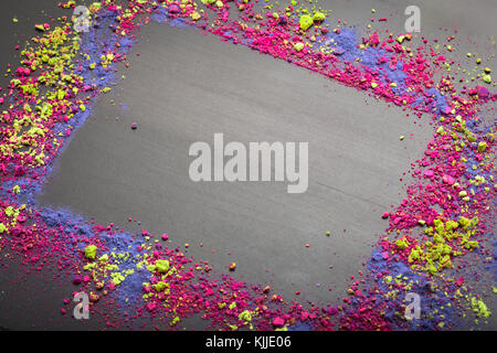 Colorful make-up frame template Stock Photo