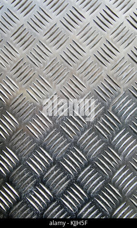 Checker plate steel sheet texture background Stock Photo