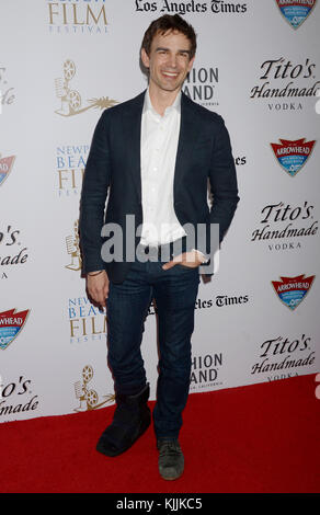 NEWPORT BEACH, CA - APRIL 23: Christopher Gorham  arrives at the 17th Annual Newport Beach Film Festival honors reception held at The Balboa Bay Club and Resort on April 21, 2016 in Newport Beach, California  People:  Christopher Gorham Stock Photo
