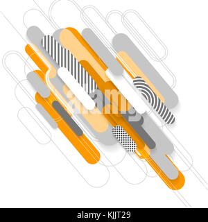 Abstract rounded banner Stock Vector