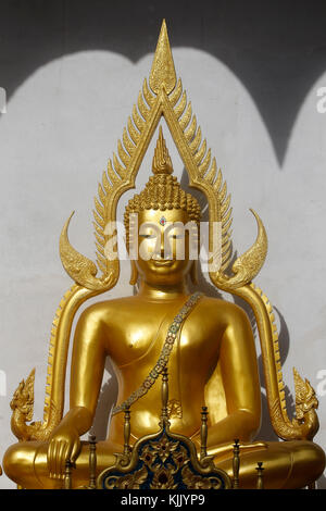 Buddha statue in Wat Chedi Luang, Chiang Mai. Thailand. Stock Photo