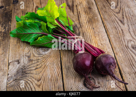 Beetroot on old wooden table. Studio Photo Stock Photo