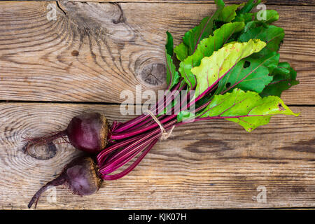 Beetroot on old wooden table. Studio Photo Stock Photo