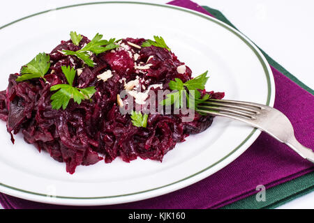 Healthy diet. Salad with beets. Studio Photo Stock Photo