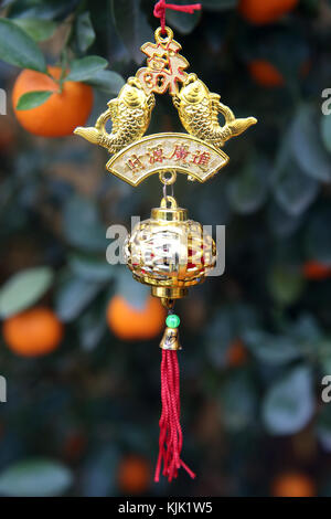 Chinese Good Luck Charm.  Hoi An. Vietnam. Stock Photo