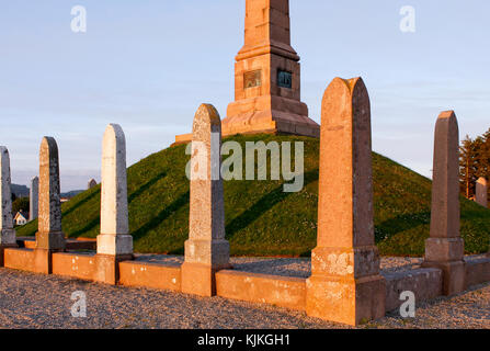 HAUGESUND, NORWAY ON JULY 03, 2010. The National Monument, Haraldshaugen. Old Norse, the saga Harald of Fairhair. Editorial use. Stock Photo