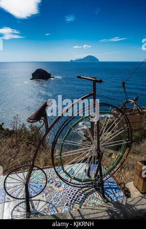 Il Postino Tribute Bicycle Stock Photo