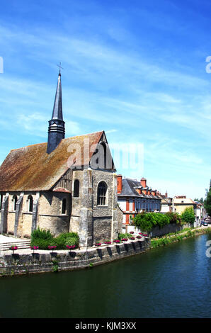 Saint- Maurice church in Sens, Burgundy, France Stock Photo
