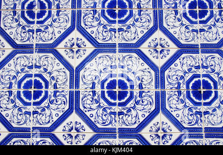 Closeup of Traditional portuguese tiles