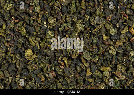 Heap pile of Jin Xuan Oolong Tea with milk flavor. Stock Photo