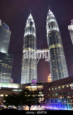 Kuala Lumpur, Malaysia - November 3, 2017: Petronas Twin Towers Stock Photo