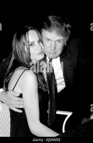 PALM BEACH, FL - 2008: Donald Trump and Melania Knauss at the Mar-A