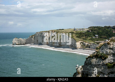 The Manneporte arch near Etratat, Normandy, France Stock Photo