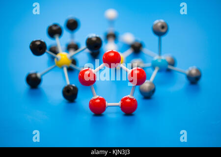 model of chemical molecules Stock Photo